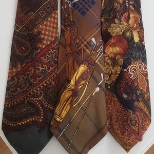 Ralph Lauren / Polo Ties - Lot of (3) - Near Mint!